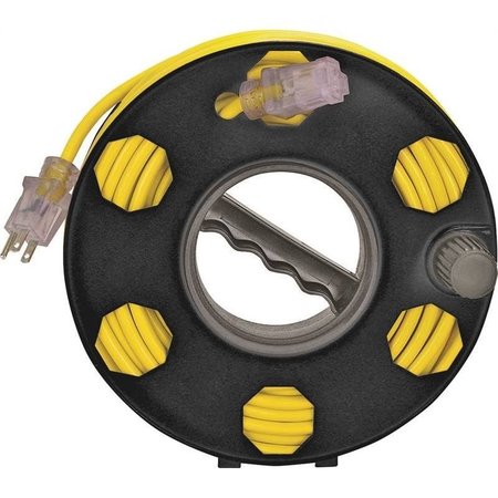 POWERZONE Reel Cord Storage Plastic Blk ORCR2002